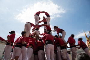 Human pyramid